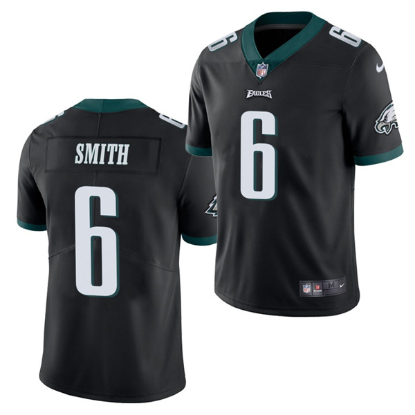 Men's Black Philadelphia Eagles #6 DeVonta Smith 2021 NFL Draft  Vapor Untouchable Limited Stitched Jerseyy
